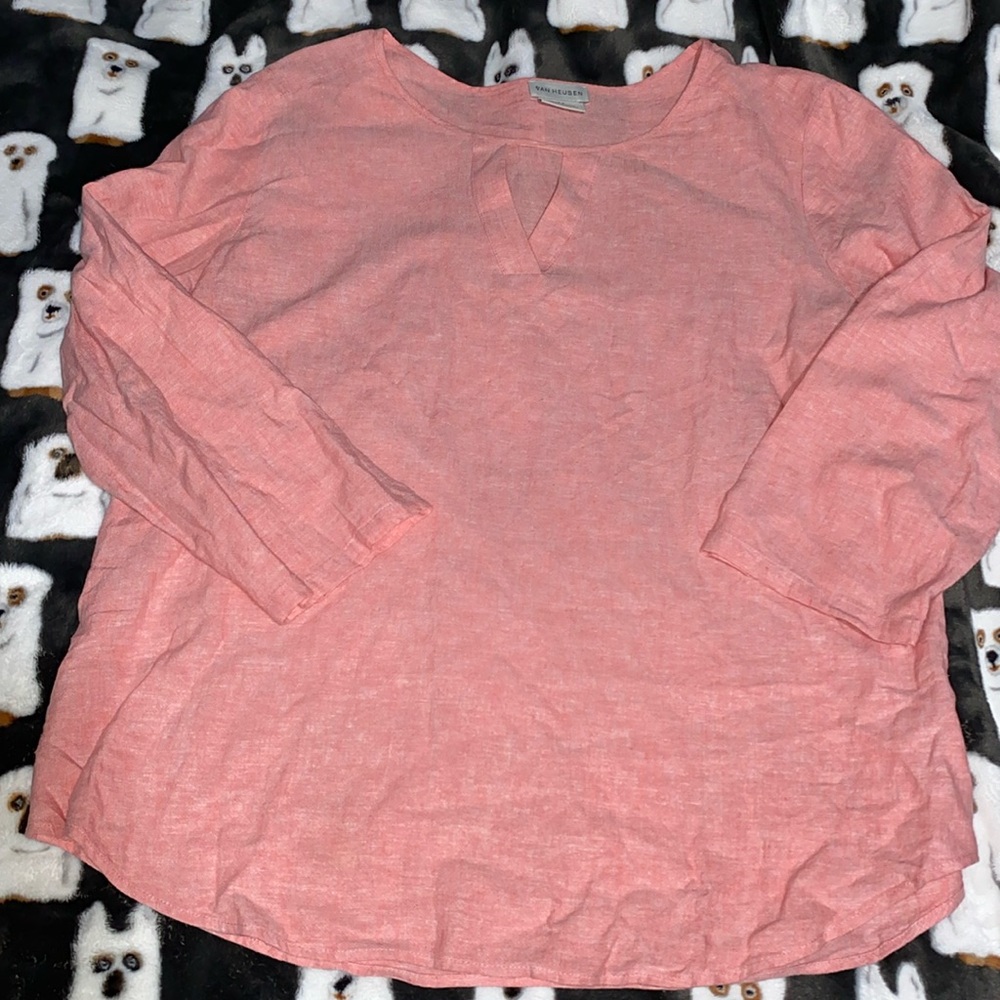 pink blouse